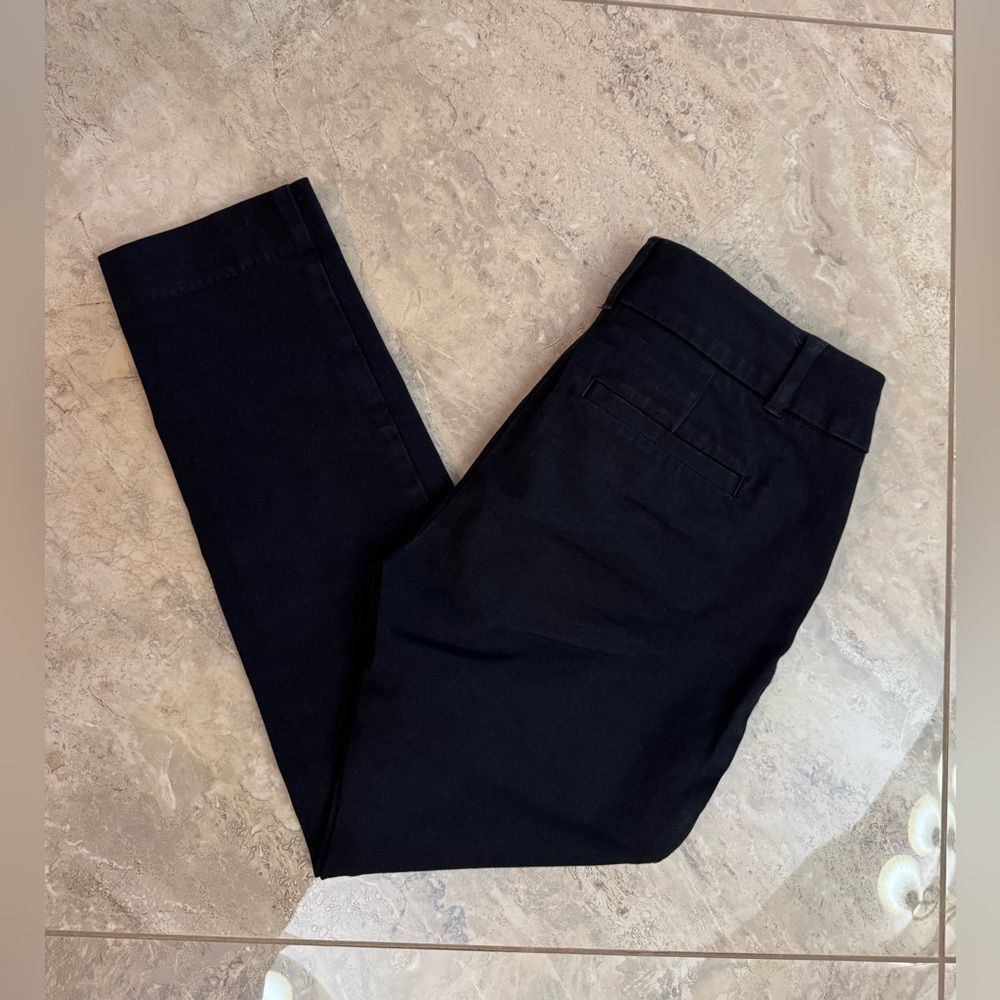 Loft Crop Capri Black Pants Size 0 Petite